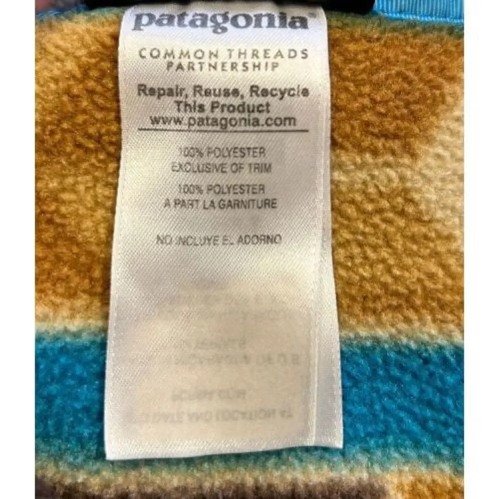 Patagonia Synchilla RARE Snap-T Fleece Aztec Tribal Southwestern Printed Small - Picture 6 of 7